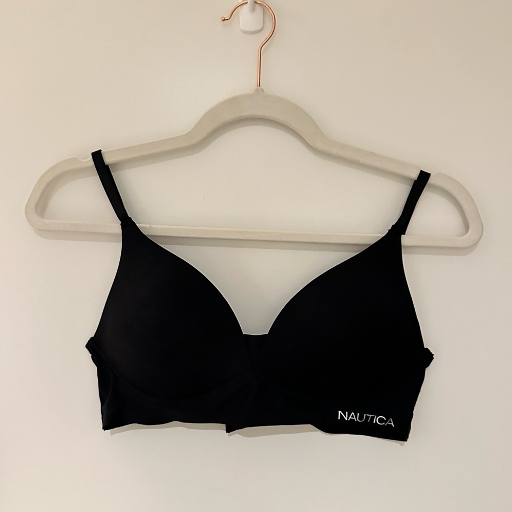 Nautica Seamless Wire Free Bra Black 34C